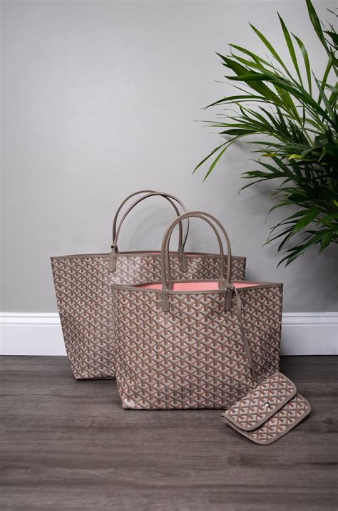 goyard gray pink|pink goyard luggage.